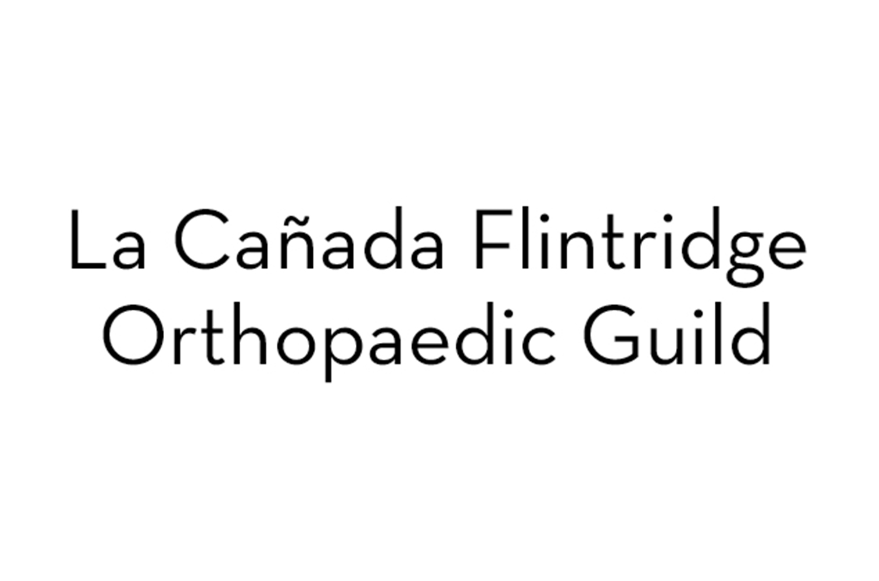 La Cañada Flintridge Orthopaedic Guild